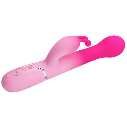 PRETTY LOVE - DEJON RABBIT 3 IN 1 MULTIFUNCTION VIBRATOR PINK