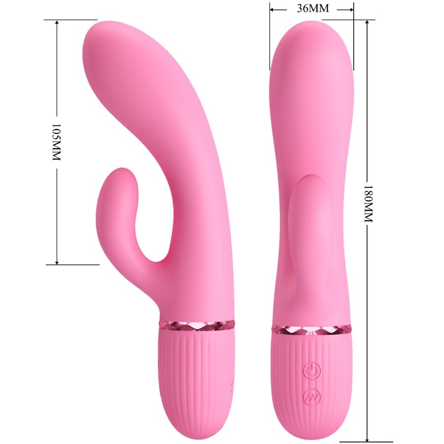 PRETTY LOVE - MARSKI RABBIT VIBRATOR &amp; PINK G-SPOT