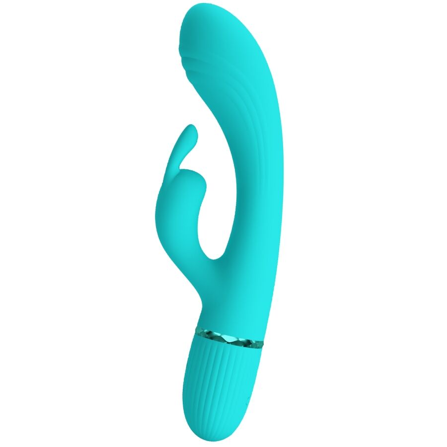 PRETTY LOVE - SCOCCO RABBIT TURQUOISE VIBRATOR