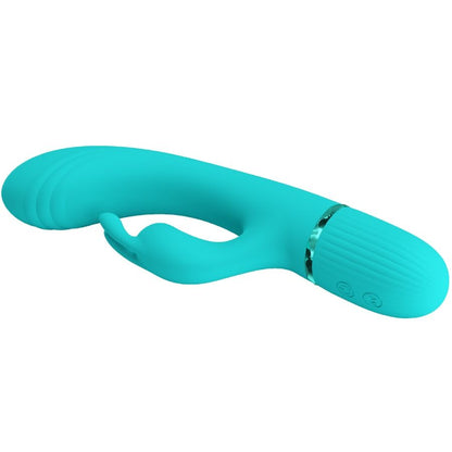 PRETTY LOVE - SCOCCO RABBIT TURQUOISE VIBRATOR