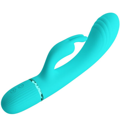 PRETTY LOVE - SCOCCO RABBIT TURQUOISE VIBRATOR