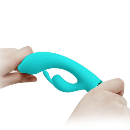 PRETTY LOVE - SCOCCO RABBIT TURQUOISE VIBRATOR