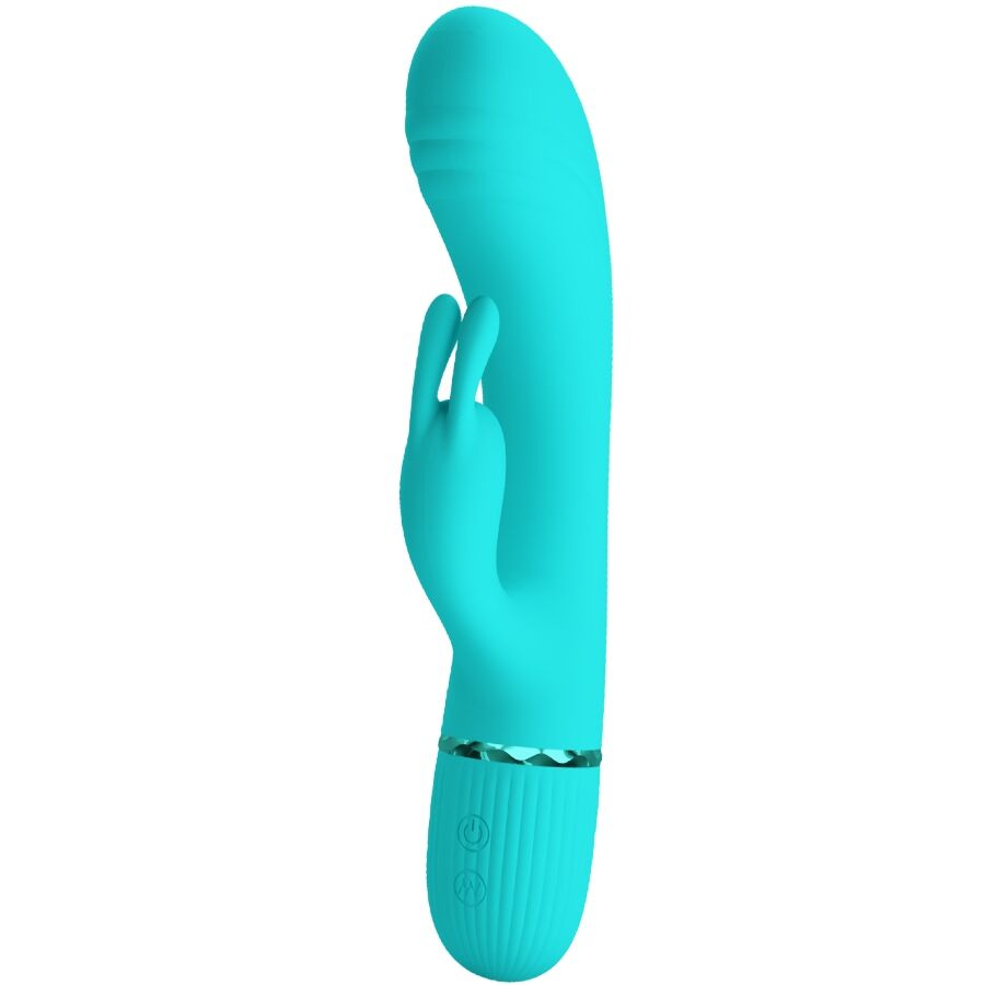 PRETTY LOVE - SCOCCO RABBIT TURQUOISE VIBRATOR