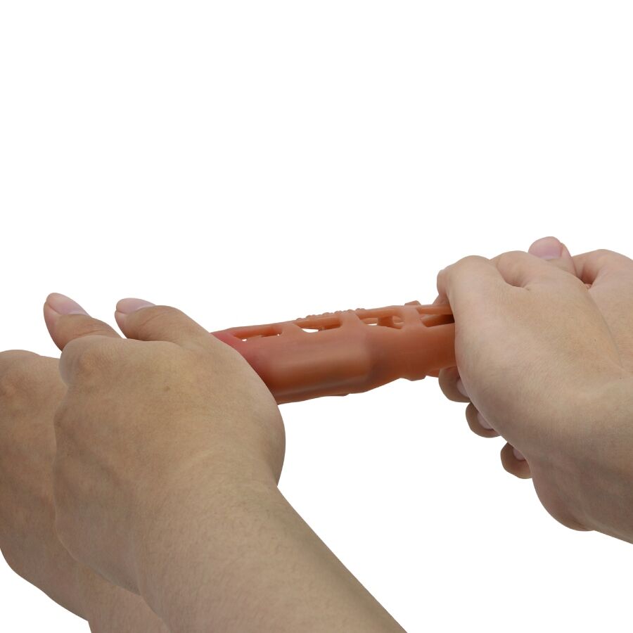 PRETTY LOVE - PRESTON 18CM VIBRATING PENIS SLEEVE