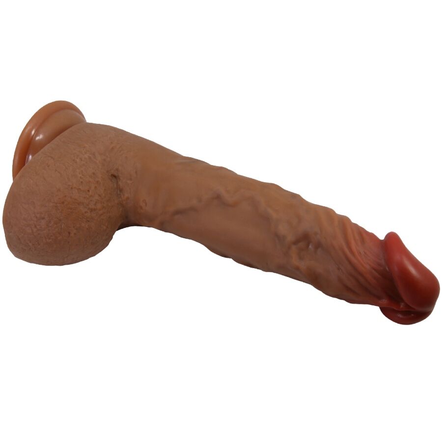 DANCE - BEAUTIFUL WILKS REALISTIC VIBRATOR WITH 5 SETTINGS 25 CM MULATTO