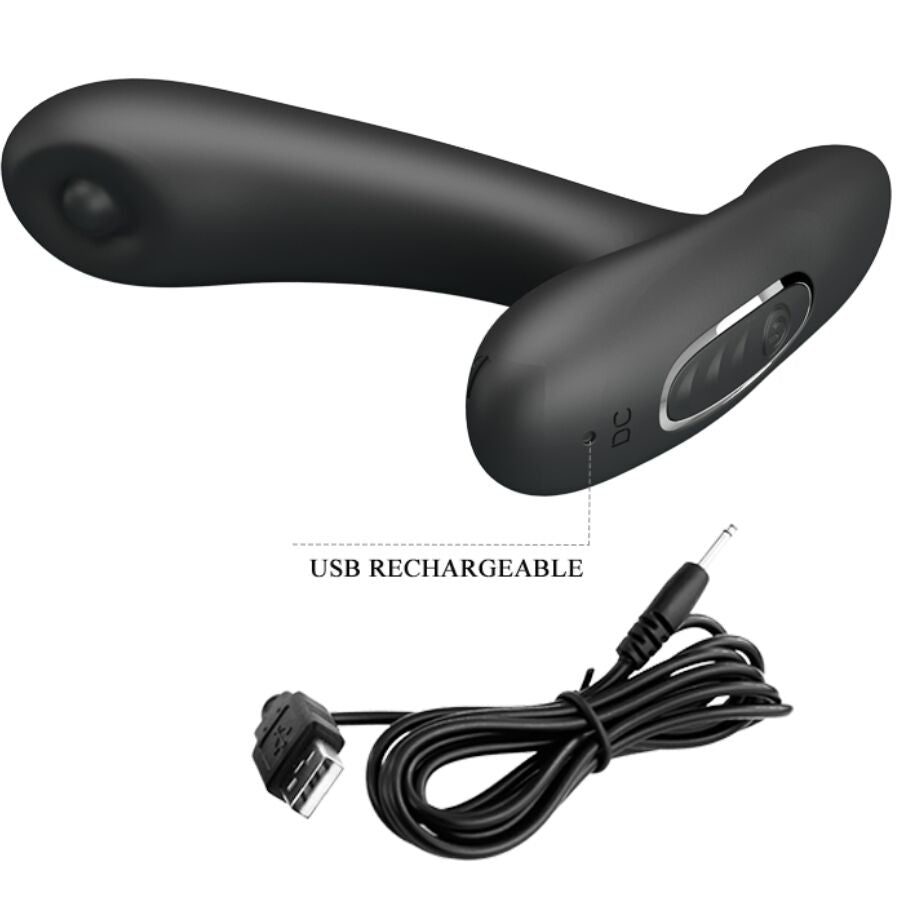 PRETTY LOVE - REMINGTON ANAL AND VAGINAL VIBRATING MASSAGER BLACK