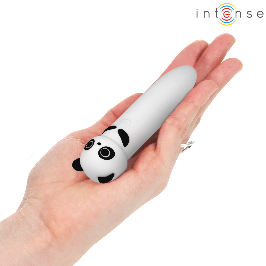 INTENSE - POH USB RECHARGEABLE PANDA VIBRATING BULLET 10 X 2.2 CM