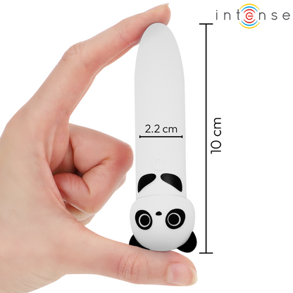 INTENSE - POH USB RECHARGEABLE PANDA VIBRATING BULLET 10 X 2.2 CM