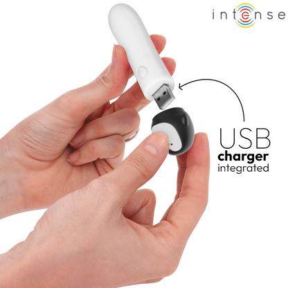 INTENSE - RICO BALA VIBRADORA PINGÜINO RECARGABLE USB 10 X 2.2 CM