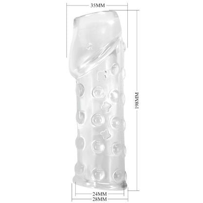 PRETTY LOVE - TIGHT AND VOLUMIZING TRANSPARENT PENIS SLEEVE