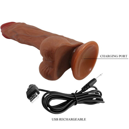 DANCE - CALISTO REALISTIC DILDO 25 CM NATURAL