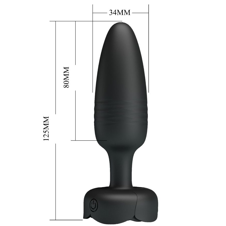 PRETTY LOVE - TARION ANAL PLUG WITH LED LIGHT 12.5 CM