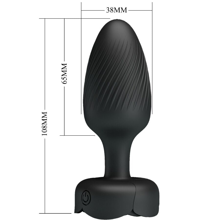 PRETTY LOVE - VARIAN PLUG ANAL CON LUZ LED 10.8 CM