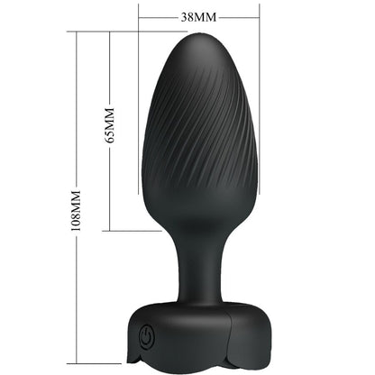 PRETTY LOVE - VARIAN PLUG ANAL CON LUZ LED 10.8 CM