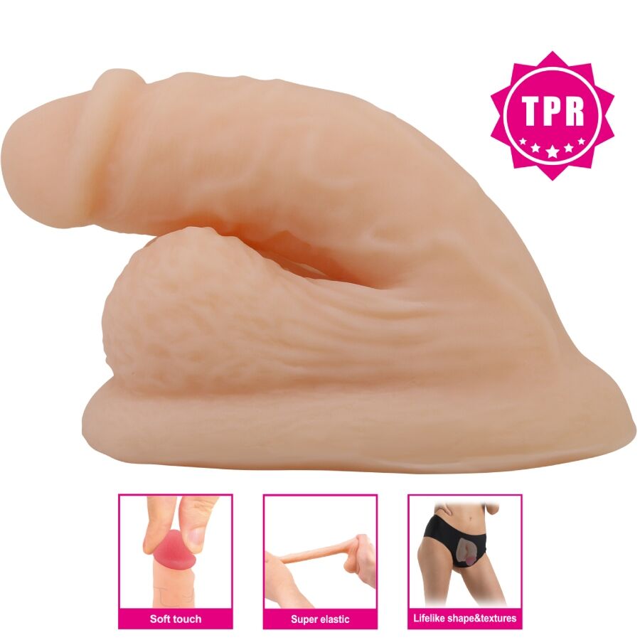 PRETTY LOVE - WILDON ULTRA REALISTIC AND ELASTIC DILDO 10 CM NATURAL