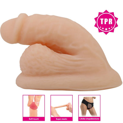 PRETTY LOVE - WILDON ULTRA REALISTIC AND ELASTIC DILDO 10 CM NATURAL
