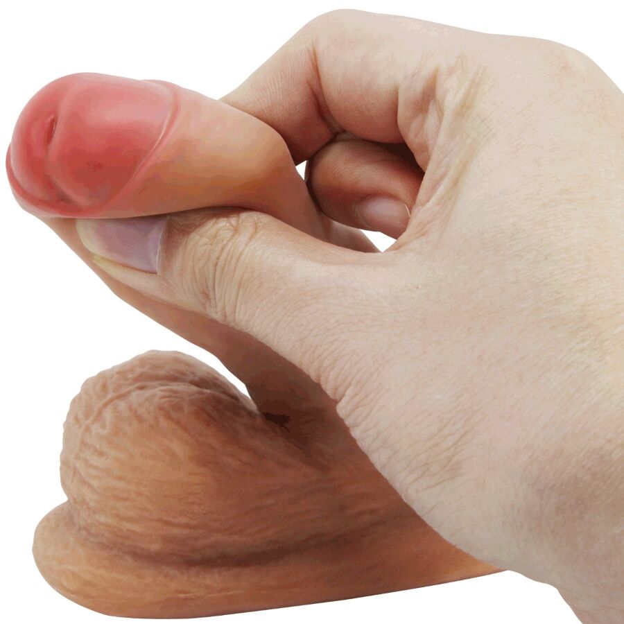 PRETTY LOVE - WARNELL ULTRA REALISTIC AND ELASTIC DILDO 9.5 CM MULATO