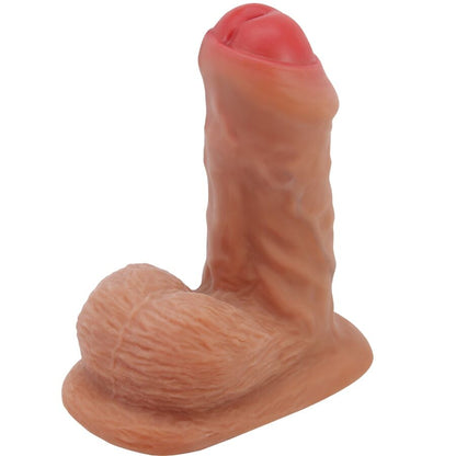 PRETTY LOVE - WARNELL DILDO ULTRA REALÍSTICO Y ELÁSTICO 9.5 CM MULATO