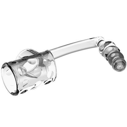 PRETTY LOVE - TRANSPARENT PENIS SLEEVE WITH ANAL PLUG