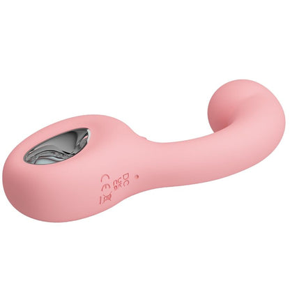 PRETTY LOVE - ERYNNYES G-SPOT VIBRATOR + CLITORAL STIMULATOR 10 VIBRATIONS PINK