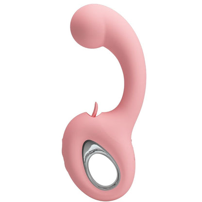 PRETTY LOVE - ERYNNYES G-SPOT VIBRATOR + CLITORAL STIMULATOR 10 VIBRATIONS PINK