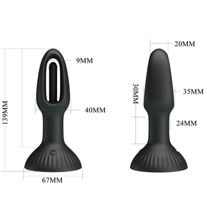 PRETTY LOVE - HUBERT PLUG ANAL CON 7 MODOS DE VIBRACIÓN