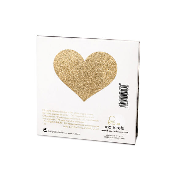BIJOUX INDISCRETS - PEZONERAS FLASH CORAZÃN DORADO
