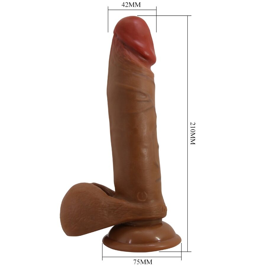DANCE - ABEL REALISTIC DILDO 21 CM MULATO