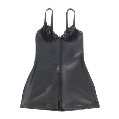SUBBLIME - 957568 VESTIDO DE CUERO CON CREMALLERA
