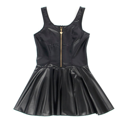 SUBBLIME - 957667 VESTIDO DE CUERO CON CREMALLERA DE CORAZÓN