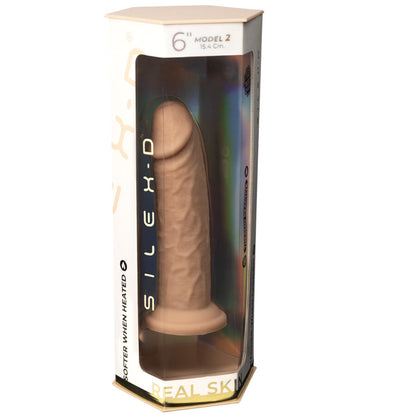 SILEXD - PÉNIS REALISTA MODELO 2 SILICONE TERMOCONDUTOR 15,4 CM