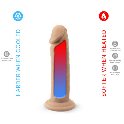 SILEXD - PÉNIS REALISTA MODELO 2 SILICONE TERMOCONDUTOR 15,4 CM