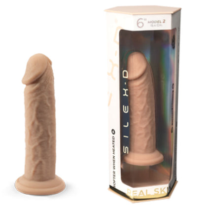 SILEXD - PÉNIS REALISTA MODELO 2 SILICONE TERMOCONDUTOR 15,4 CM