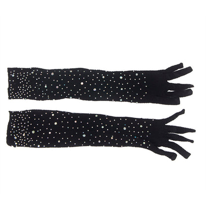SUBBLIME - 957469 GUANTES TRANSPARENTES CON BRILLO NEGRO S/M