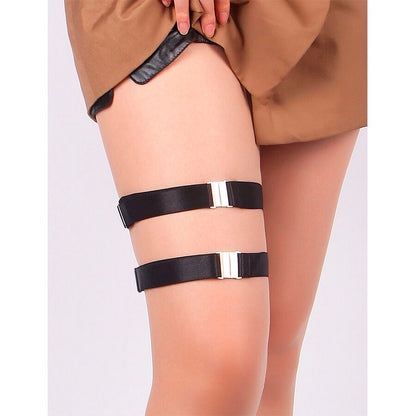 SUBBLIME - 957476 ADJUSTABLE BLACK GARTER BELT