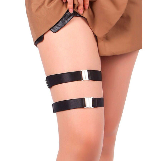 SUBBLIME - 957476 ADJUSTABLE BLACK GARTER BELT