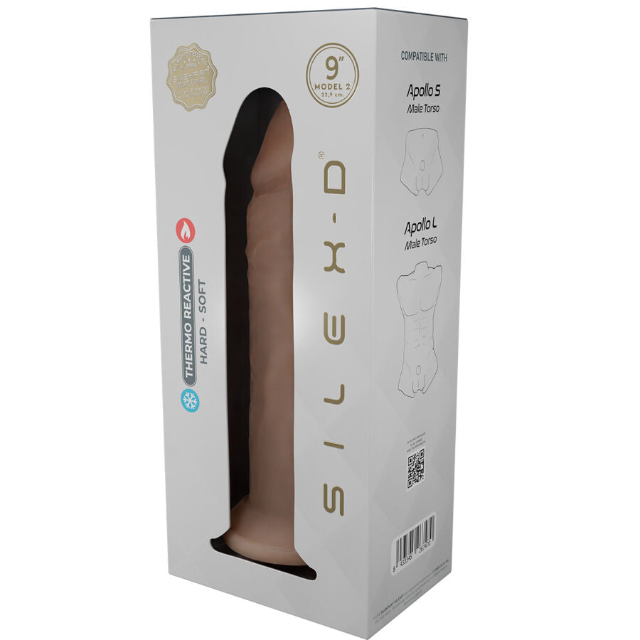 SILEXD - PÉNIS REALISTA MODELO 9 SILICONE LÍQUIDO 22,8 CM