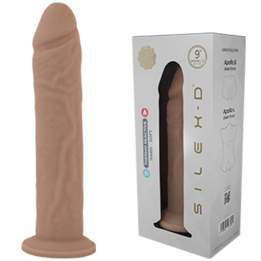 SILEXD - PÉNIS REALISTA MODELO 9 SILICONE LÍQUIDO 22,8 CM