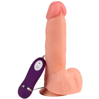 SHEQU - ADAM VIBRATING DILDO WITH REMOTE CONTROL 21 CM
