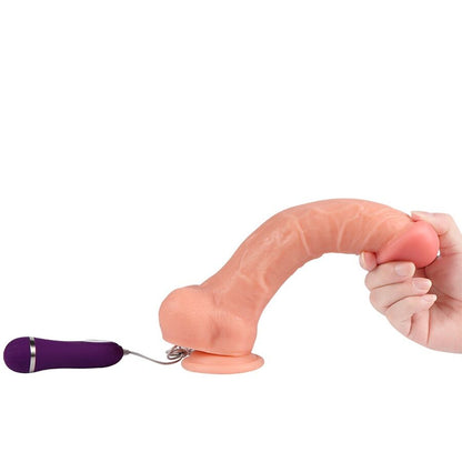 SHEQU - APOLLO VIBRATING DILDO WITH REMOTE CONTROL 24.5 CM