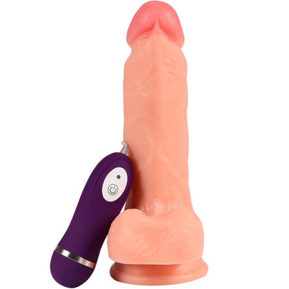 SHEQU - IRON DRAGON VIBRATING DILDO WITH REMOTE CONTROL 17.5 CM