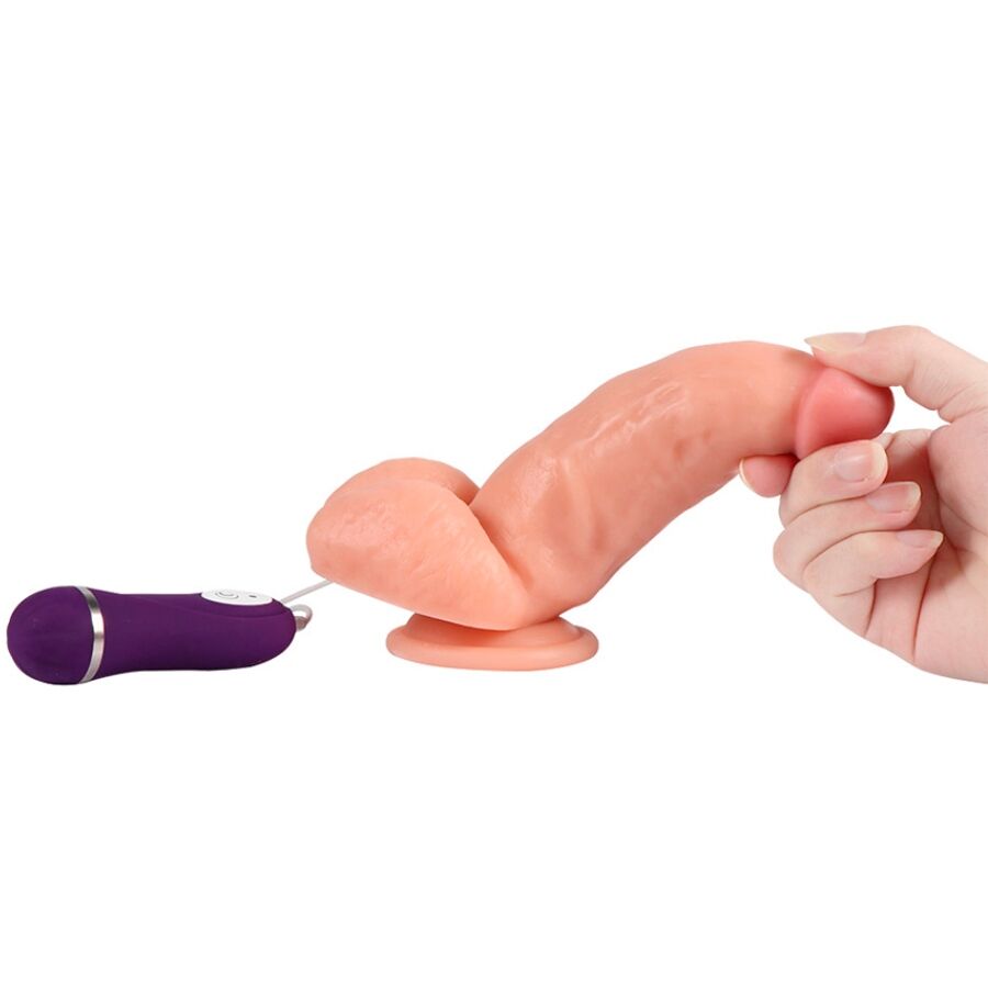 SHEQU - SOLDIER VIBRATING DILDO WITH REMOTE CONTROL 16 CM