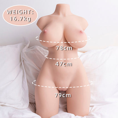 XISE - TIDY TORSO REALÍSTICO FEMENINO CON THRUSTING 71 CM