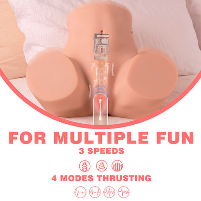 XISE - DANAE THRUSTING MASTUBADOR VAGINA REALÍSTICO CON VIBRACIÓN MULTIPOSICIÓN