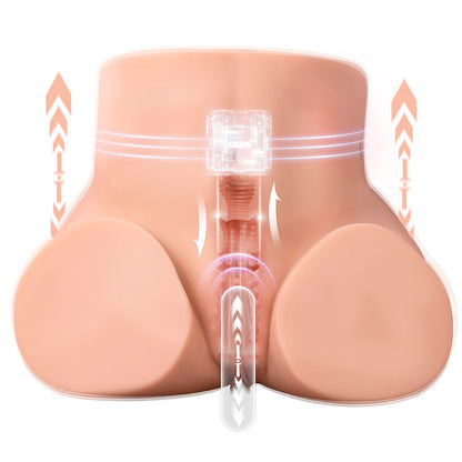 XISE - ETHEL THRUSTING MASTURBADOR VAGINA REALÍSTICO CON VIBRACIÓN MULTIPOSICIÓN