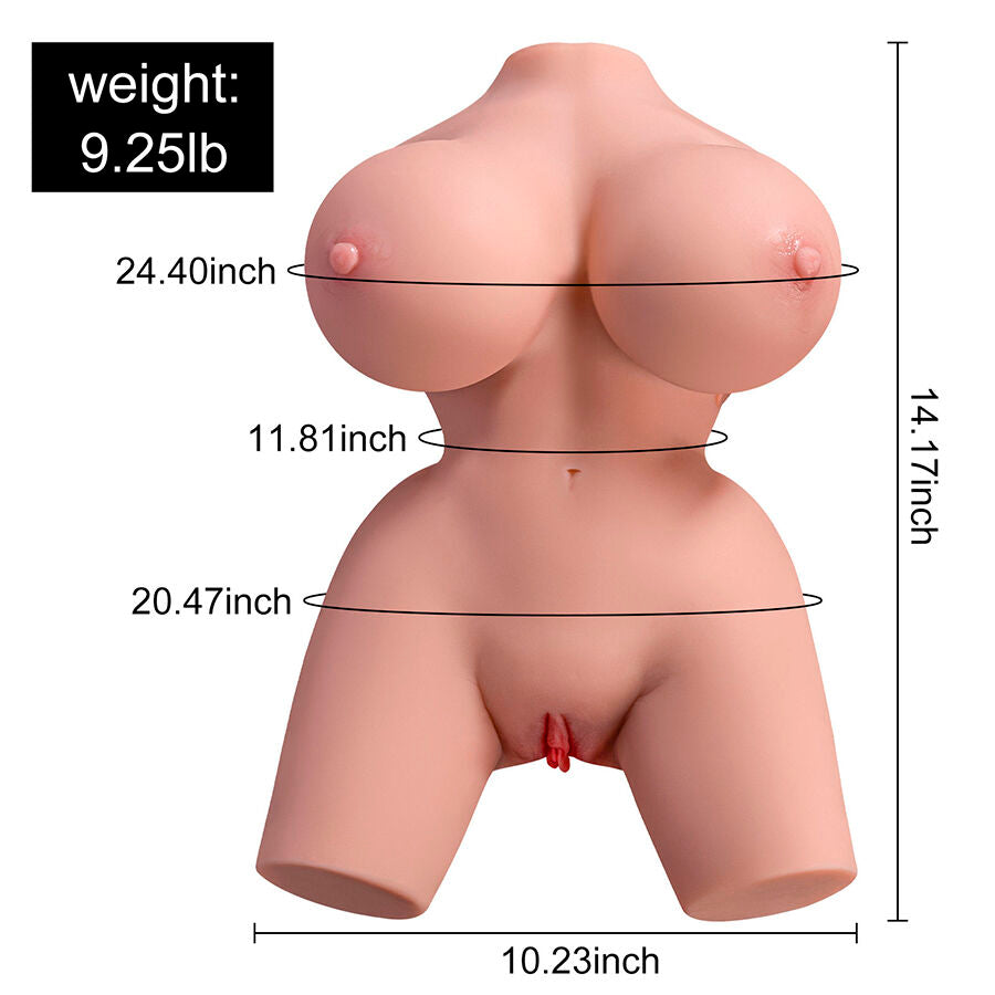 Xise - tors realista femení de Frieda amb vibració de 36 cm