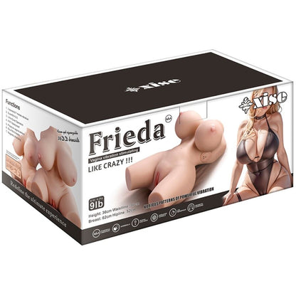 XISE - FRIEDA TORSO REALÍSTICO FEMENINO CON VIBRACIÓN 36 CM