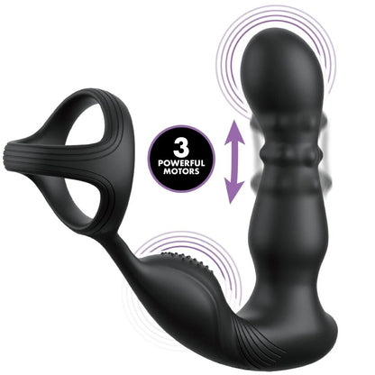 ANAL FANTASY ELITE COLLECTION - VIBRATING ANAL RING AND MASSAGER WITH REMOTE CONTROL