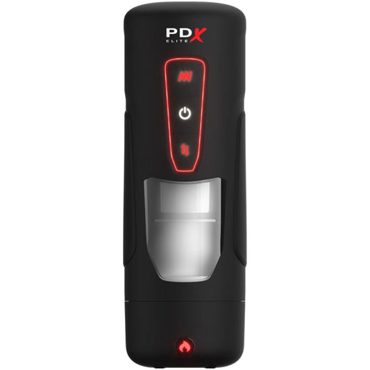 PDX ELITE - MILK ME HOTTER MASTURBADOR AUTOMÁTICO CON THRUSTING Y VIBRACIÓN EFECTO CALOR