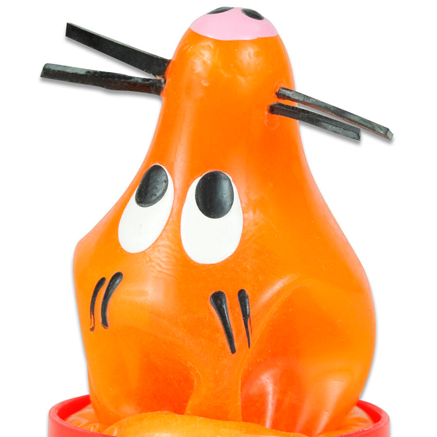 CONDOMERIE - PRESERVATIVO DECORATIVO PINTADO A MANO ZORRO PEGADO